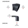 224W201-25-0 90° Lipped Boot