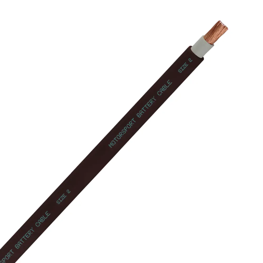 2 AWG Motorsport Battery Cable Black - 2CBL-BK