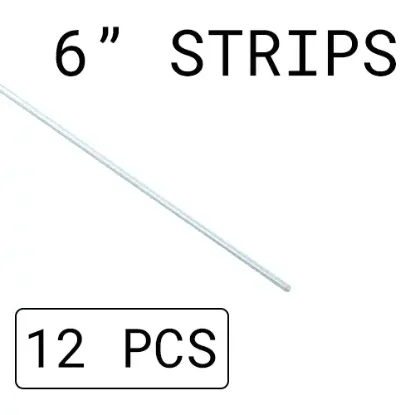 3/32", Clear, Refill, 12 X 6in PCS - 3/32-CLR-RF