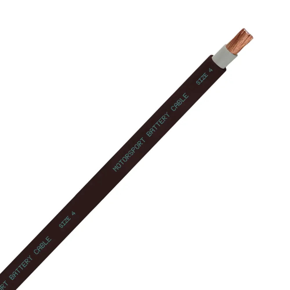 4 AWG Motorsport Battery Cable Black - 4CBL-BK