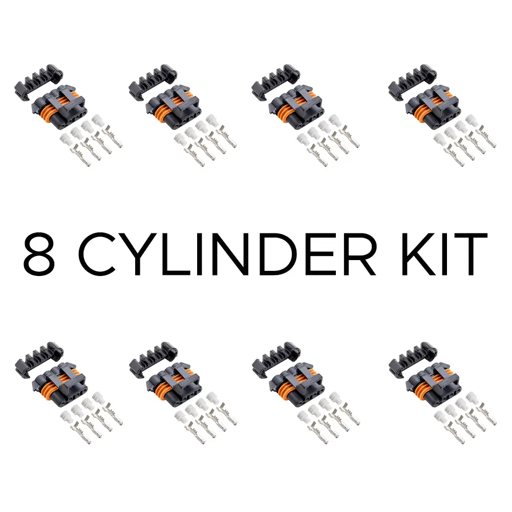 GM DENSO 580/LS1 COIL Connector Set of 8 - 68240
