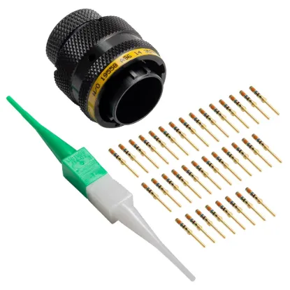 AS,37 Way,PLG,Pin,A Key,Yellow - AS614-35PA