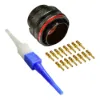 AS,16 Way,PLG,Pin,N Key,Red - AS620-16PN