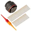 AS,41 Way,PLG,Pin,N Key,Red - AS620-41SN