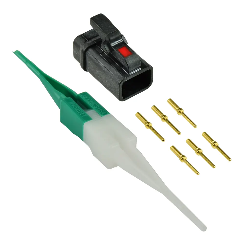 ASC,6 Way,PLG,Pin,N Key,Red - ASC605-06PN