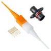 ASX,6 Way,Pin,FLG,N Key,Red - ASX002-06PN-HE