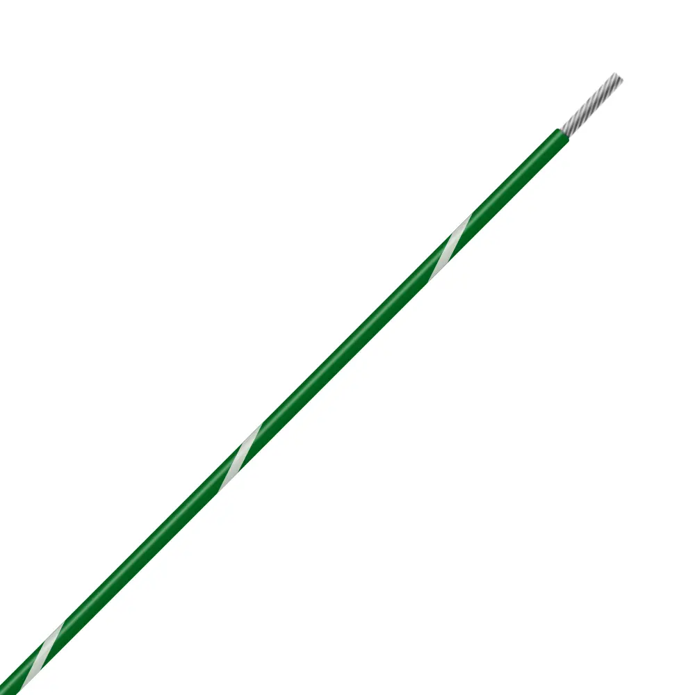 Green/White Wire Tefzel 10 AWG - M22759/16-10-59