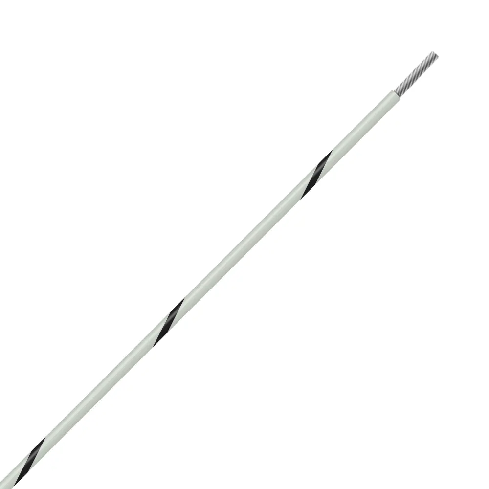 M22759/16-12-90 White/Black Wire Tefzel 12 AWG