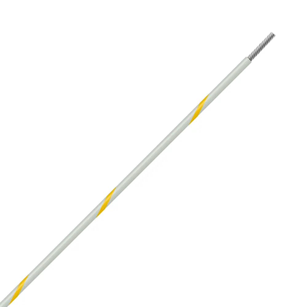 White/Yellow Wire Tefzel 12 AWG - M22759/16-12-94
