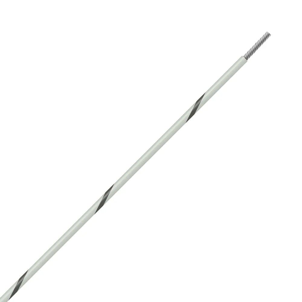 White/Gray Wire Tefzel 12 AWG - M22759/16-12-98