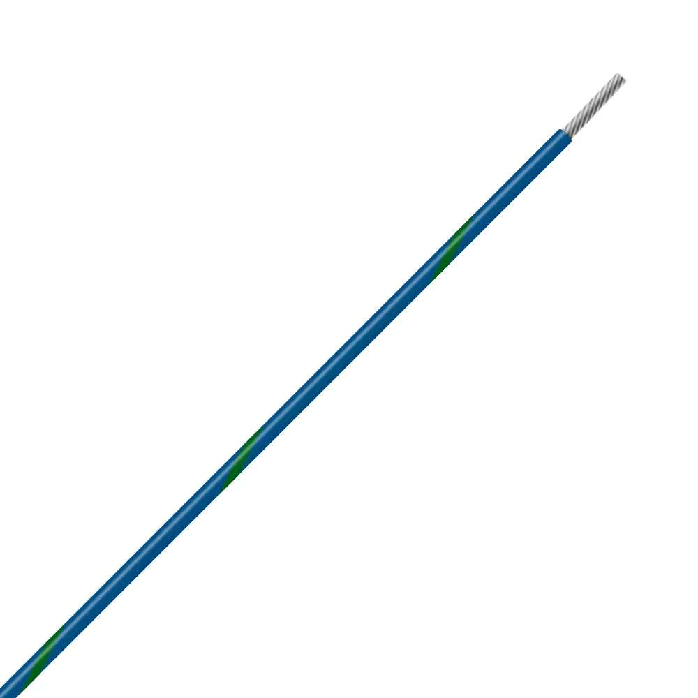 Blue/Green Wire Tefzel 14 AWG - M22759/16-14-65