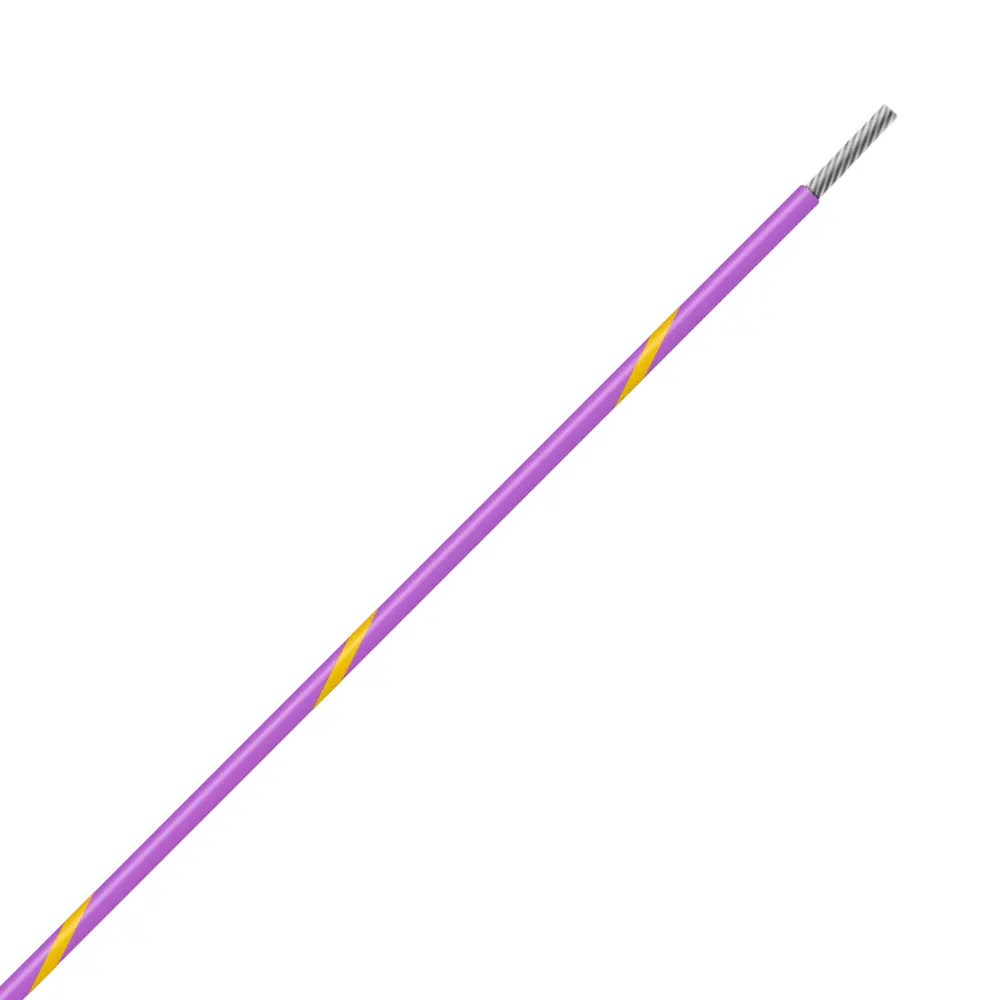 Violet/Yellow Wire Tefzel 14 AWG - M22759/16-14-74