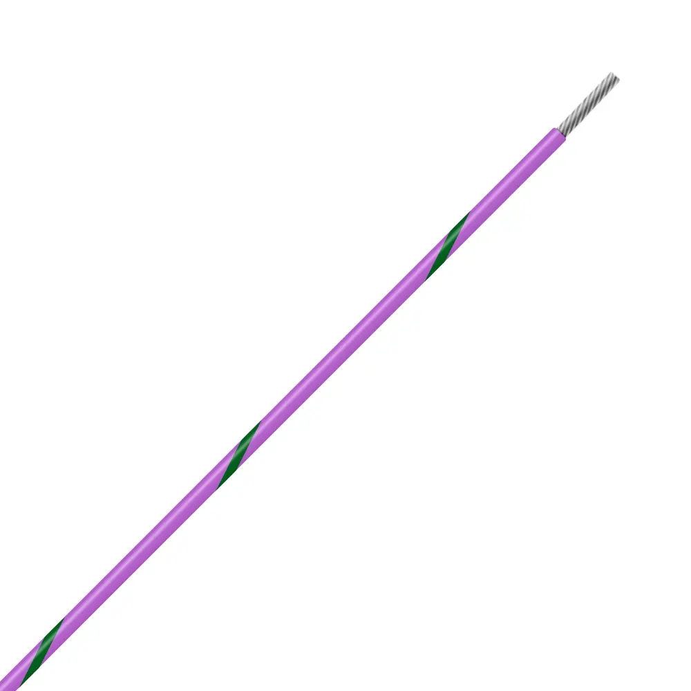 Violet/Green Wire Tefzel 16 AWG - M22759/16-16-75