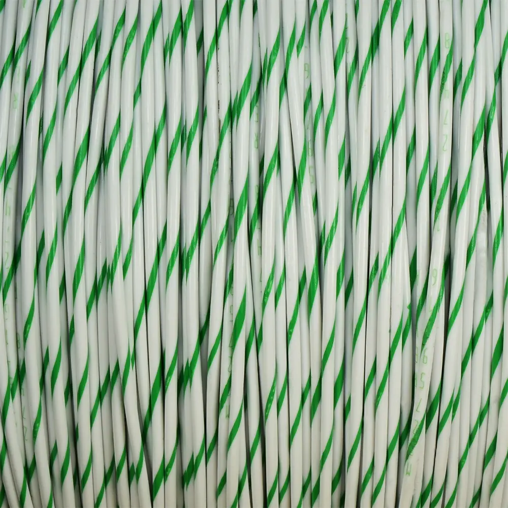 M22759/16-16-95 White/Green Wire Tefzel 16 AWG