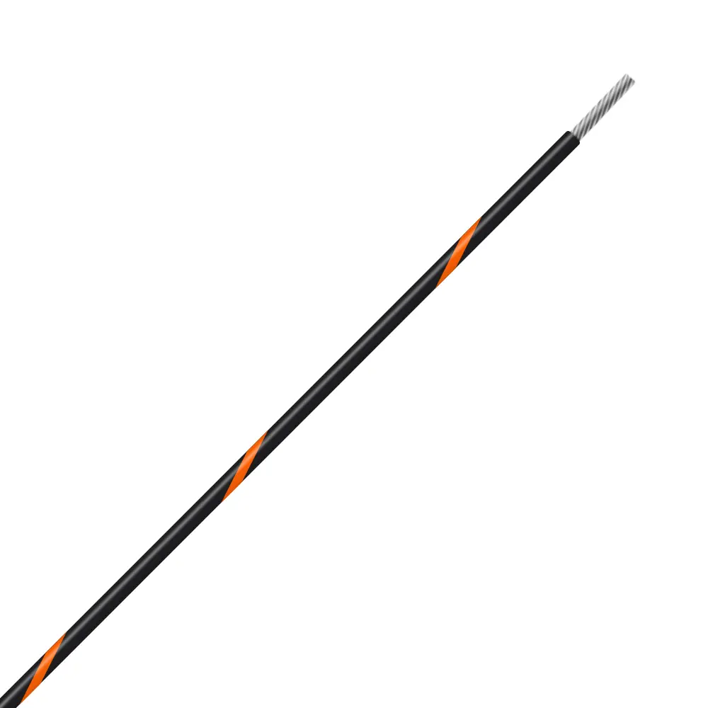 Black/Orange Wire Tefzel 18 AWG - M22759/16-18-03