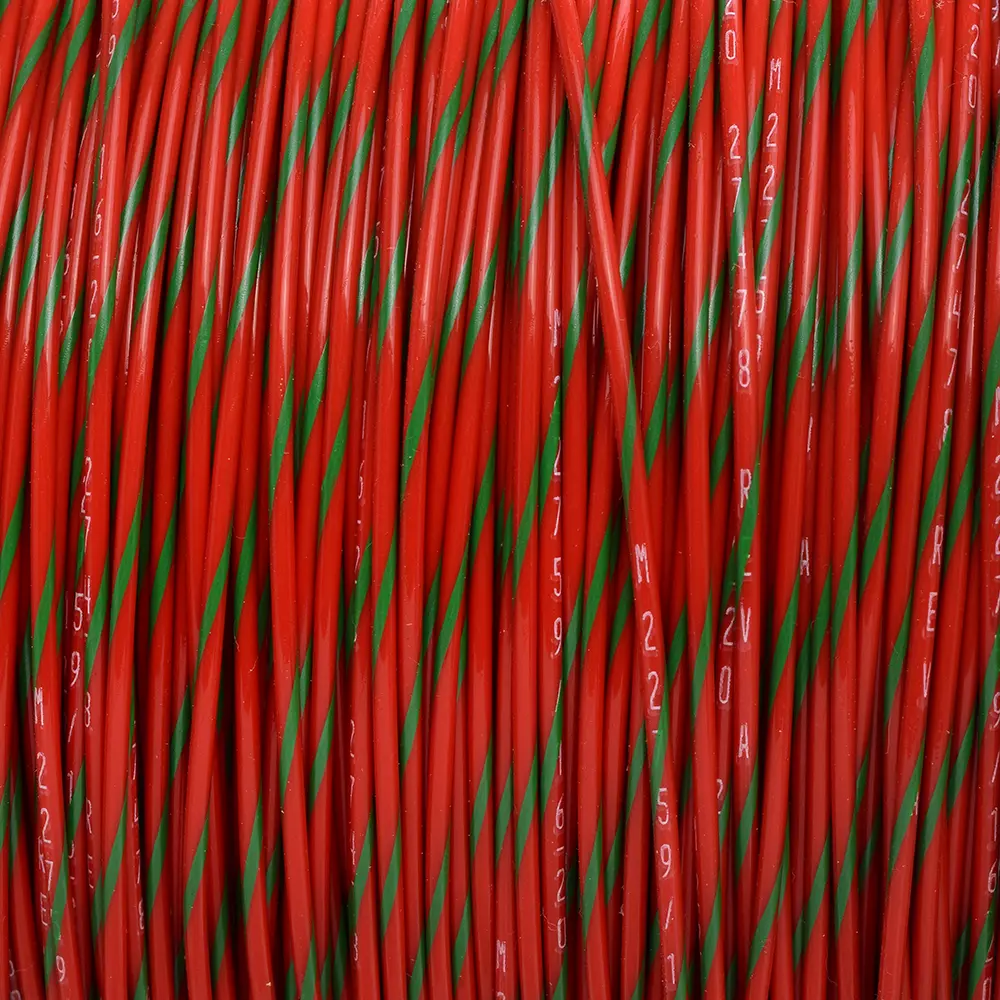 M22759/16-18-25 Red/Green Wire Tefzel 18 AWG