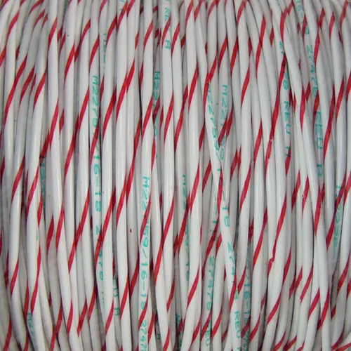 M22759/16-18-92 White/Red Wire Tefzel 18 AWG