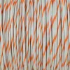 M22759/16-18-93 White/Orange Wire Tefzel 18 AWG