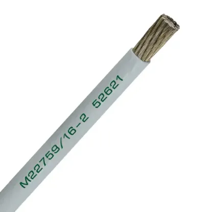 M22759/16-2-9 White Wire Tefzel 2 AWG