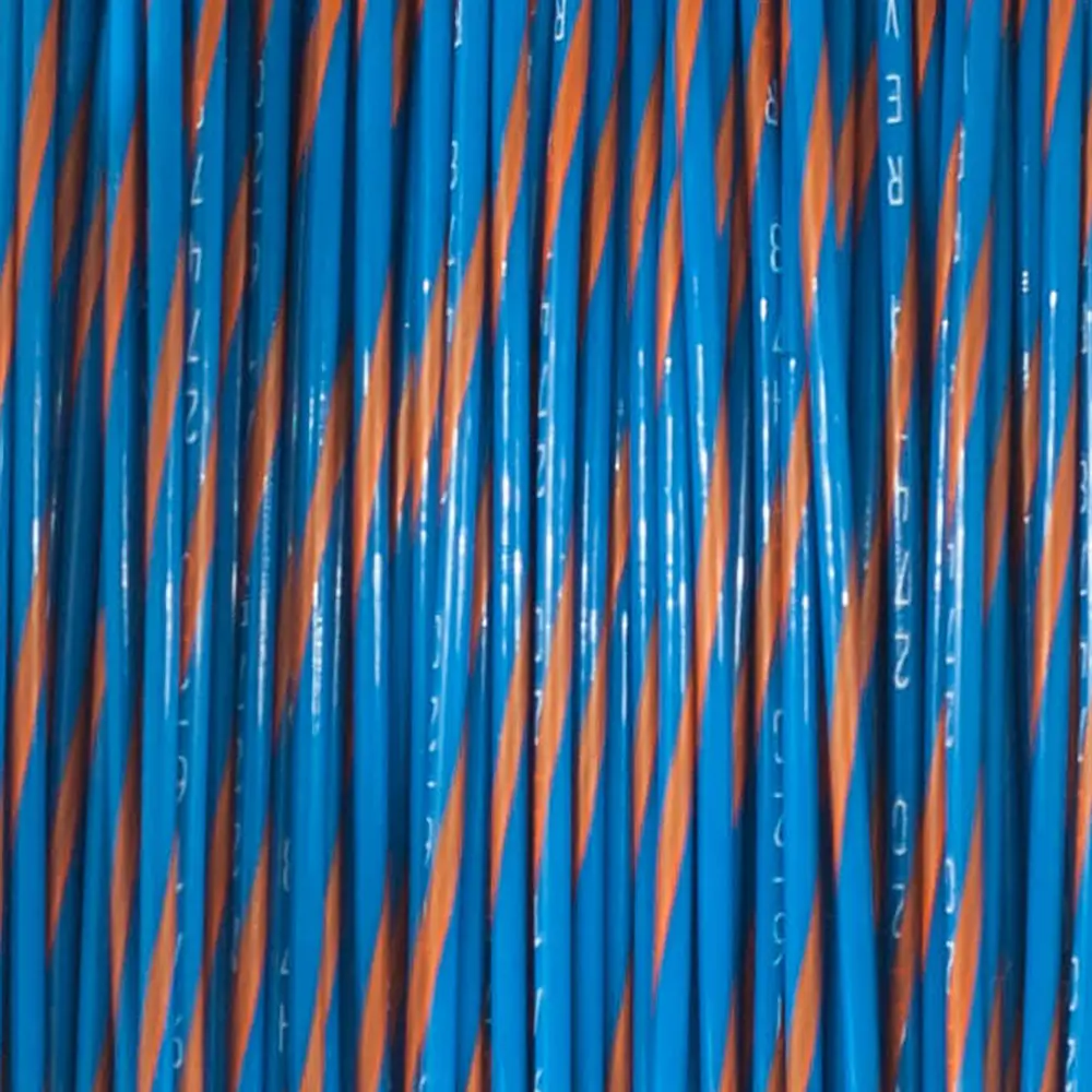 M22759/16-20-63 Blue/Orange Wire Tefzel 20 AWG