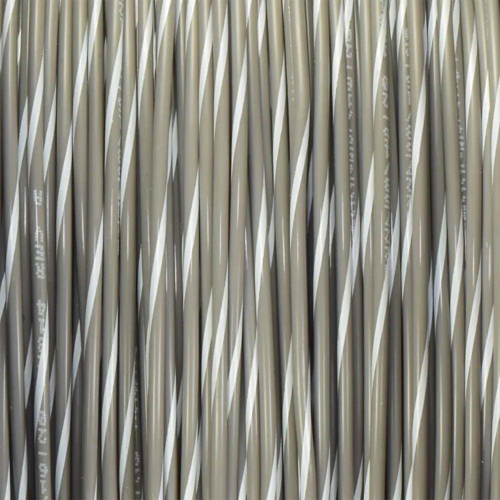 M22759/16-20-89 Gray/White Wire Tefzel 20 AWG