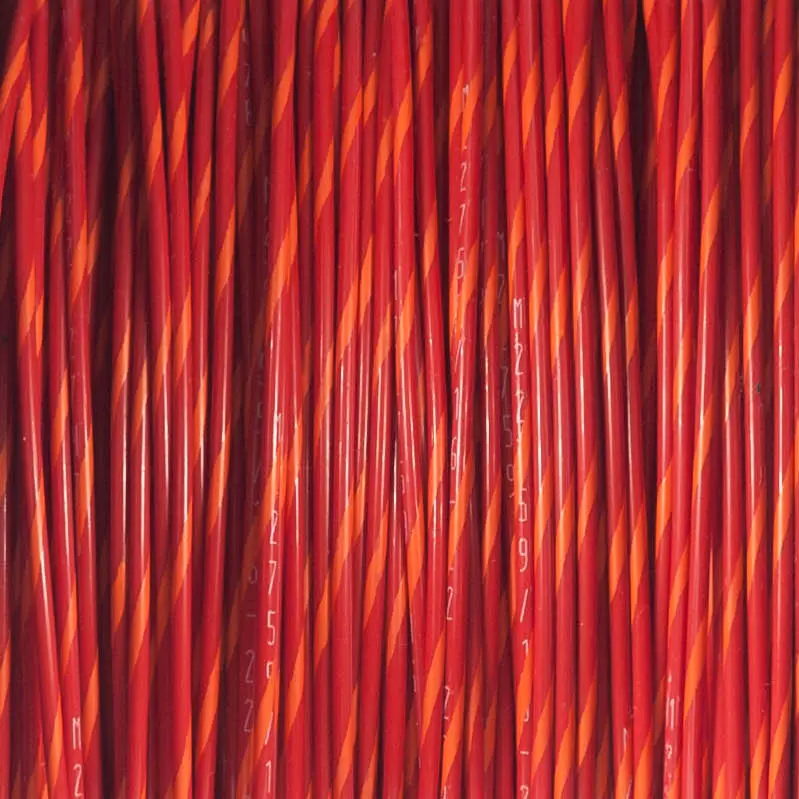 M22759/16-22-23 Red/Orange Wire Tefzel 22 AWG