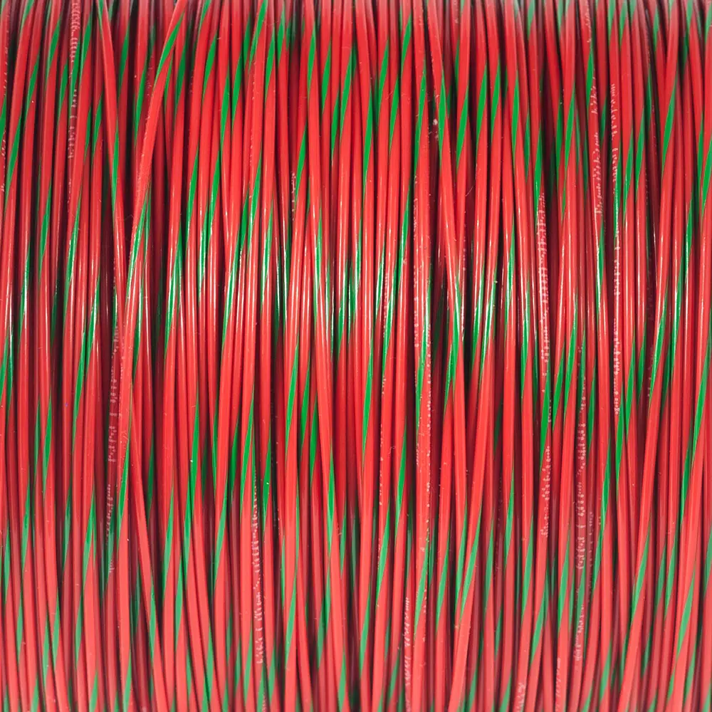 M22759/16-22-25 Red/Green Wire Tefzel 22 AWG