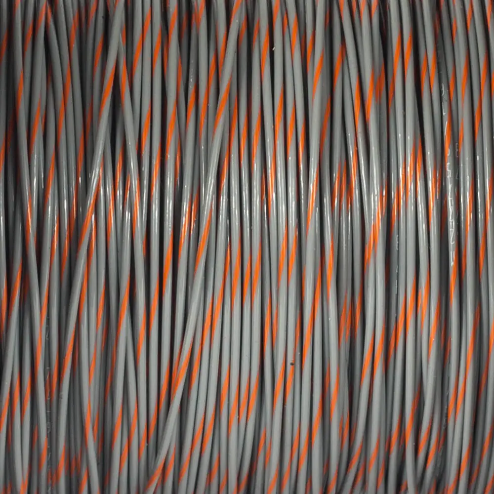 M22759/16-22-83 Gray/Orange Wire Tefzel 22 AWG