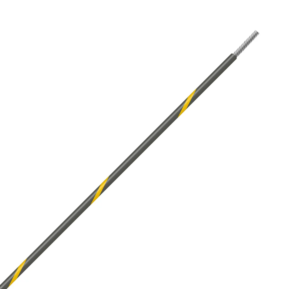Gray/Yellow Wire Tefzel 24 AWG - M22759/16-24-84