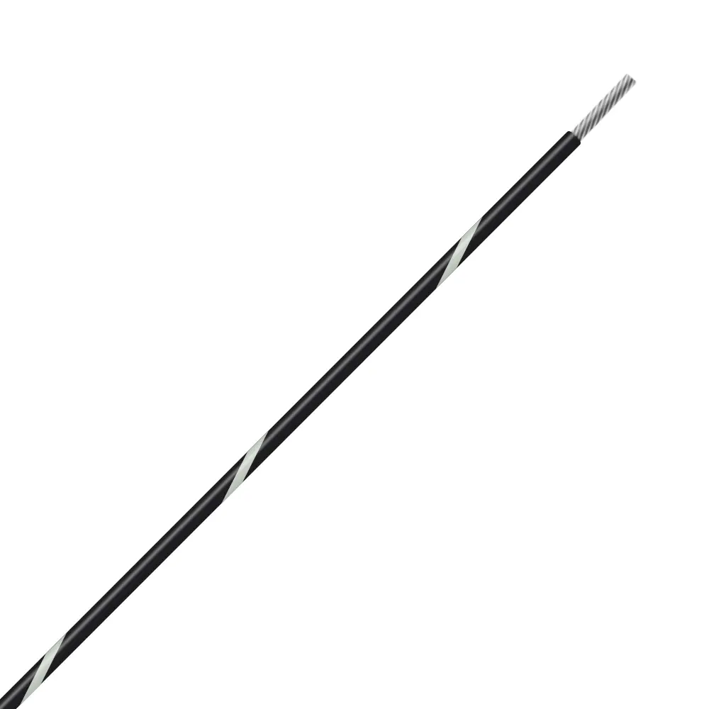 Black/White Wire Tefzel 8 AWG - M22759/16-8-09