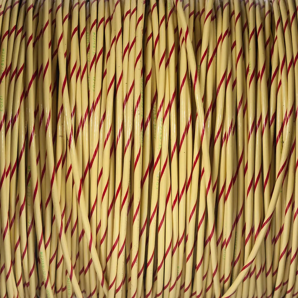 M22759/32-12-42 Yellow /Red Wire Tefzel 12 AWG