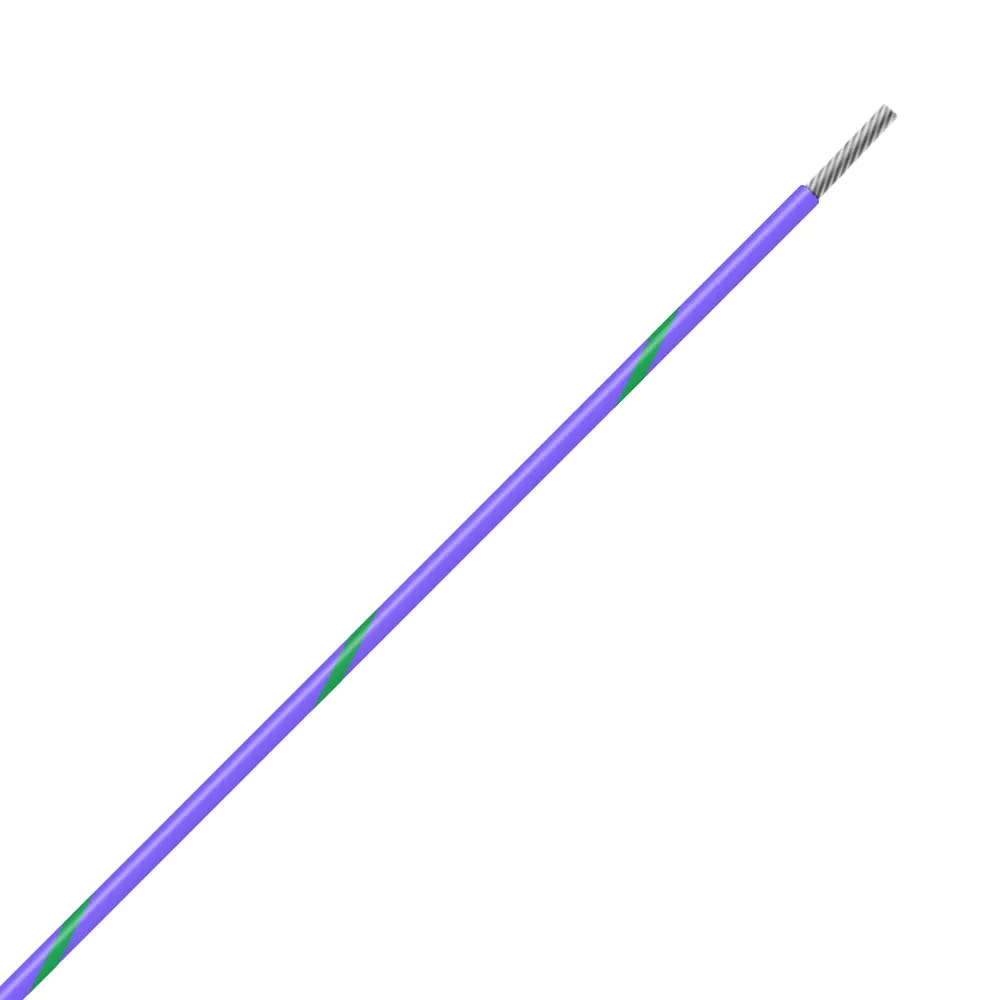 Violet/Green Wire Tefzel 12 AWG - M22759/32-12-75