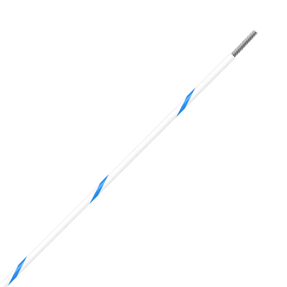 White/Blue Wire Tefzel 12 AWG - M22759/32-12-96