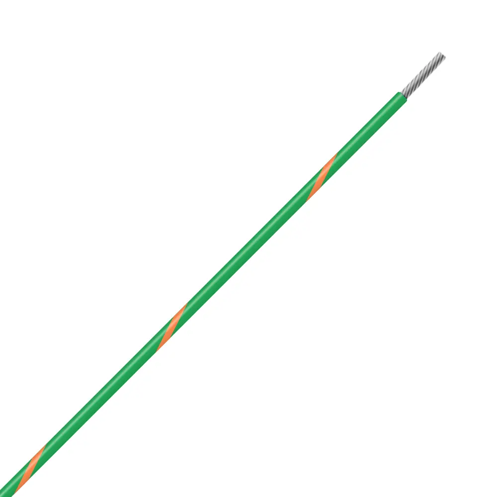 Green/Orange Wire Tefzel 14 AWG - M22759/32-14-53