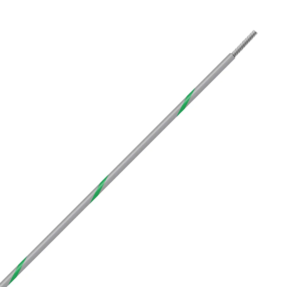 Gray/Green Wire Tefzel 14 AWG - M22759/32-14-85
