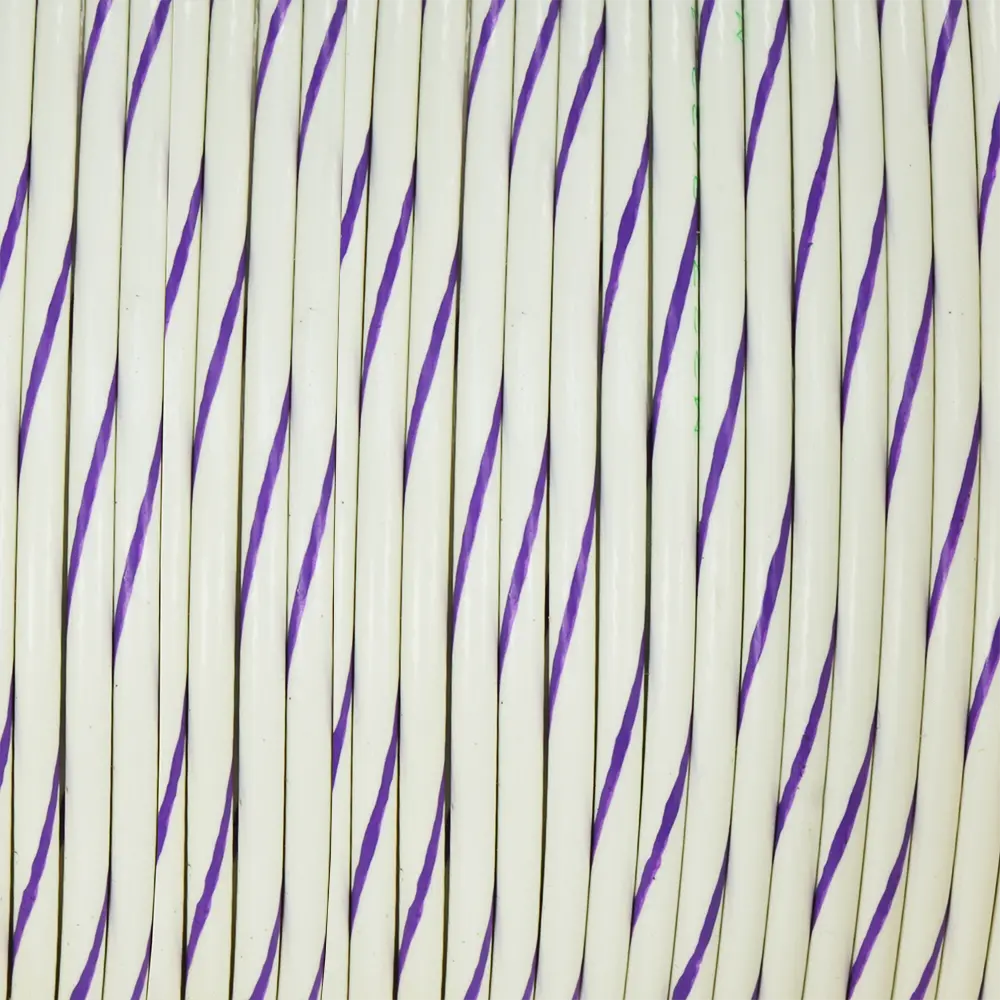White/Violet Wire Tefzel 14 AWG - M22759/32-14-97