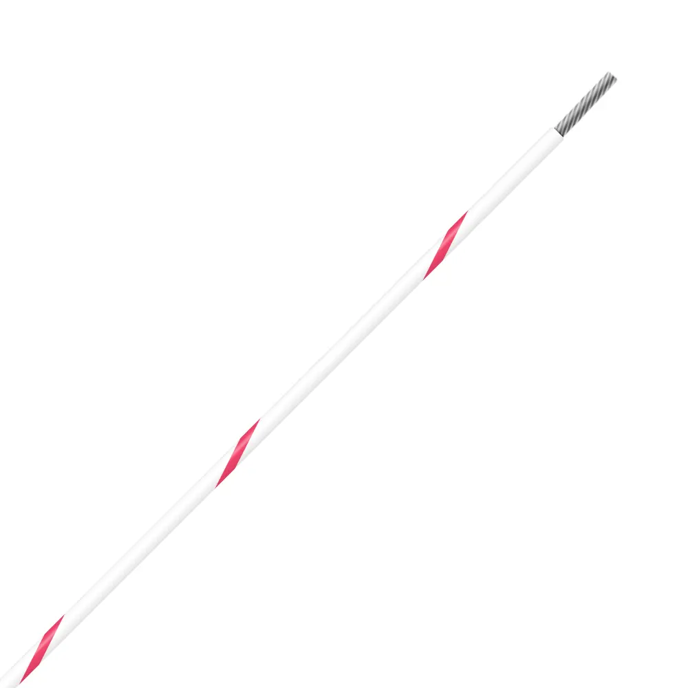 White/Red Wire Tefzel 16 AWG - M22759/32-16-92
