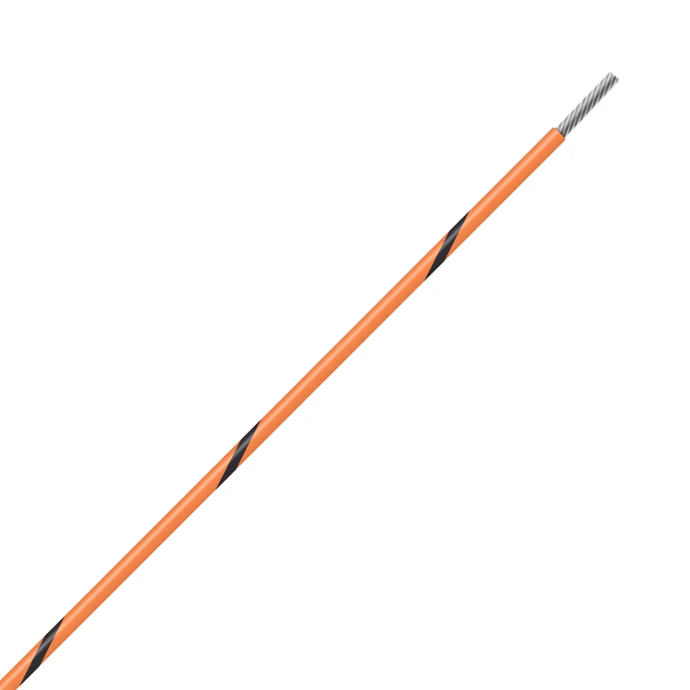Orange/Black Wire Tefzel 18 AWG - M22759/32-18-30
