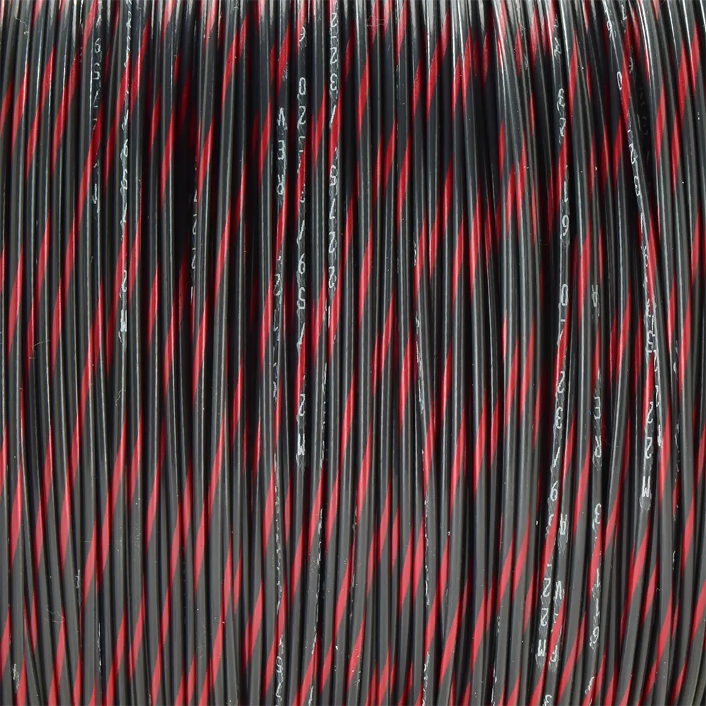 Black/Red Wire Tefzel 20 AWG - M22759/32-20-02
