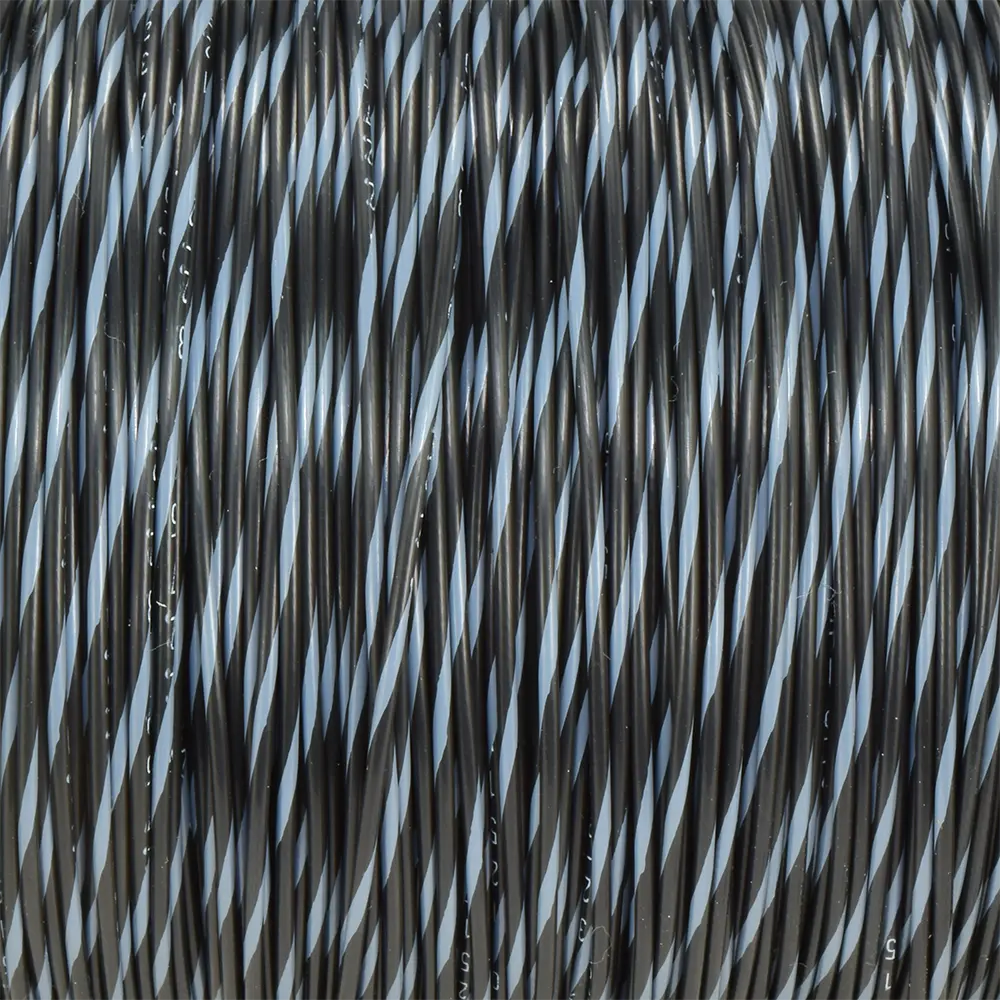 Black/Gray Wire Tefzel 20 AWG - M22759/32-20-08