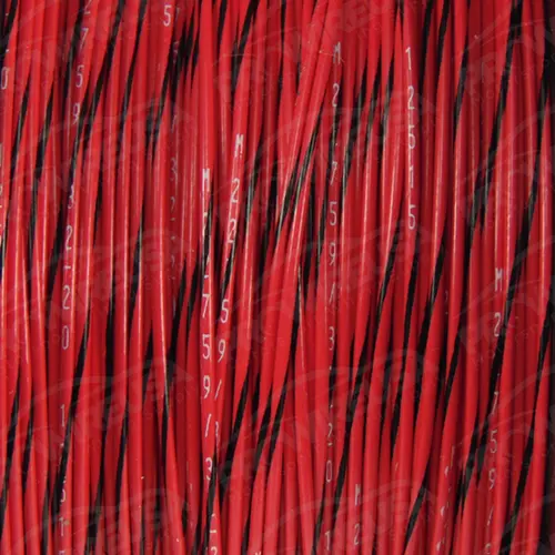 Red/Black Wire Tefzel 20 AWG - M22759/32-20-20