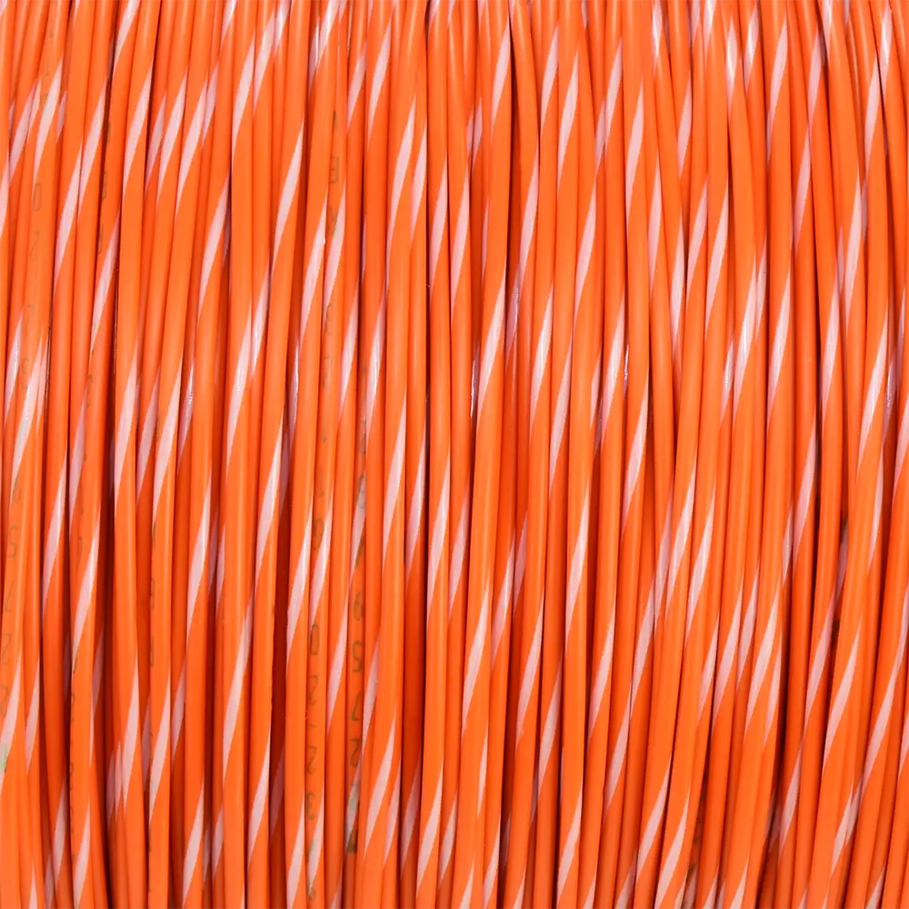 Orange/White Wire Tefzel 20 AWG - M22759/32-20-39