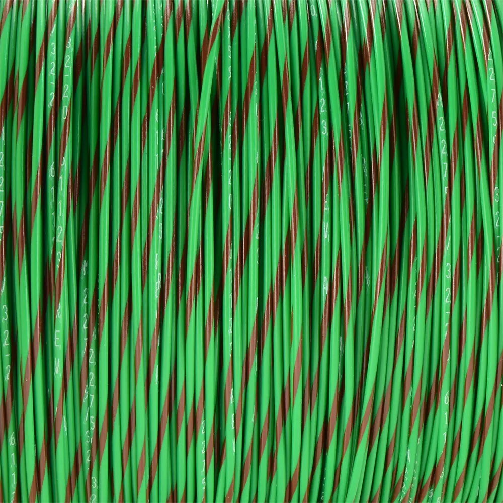 Green/Brown Wire Tefzel 20 AWG - M22759/32-20-51