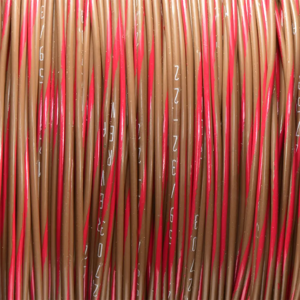 M22759/32-22-12 Brown/Red Tefzel Wire 22 AWG, In Stock