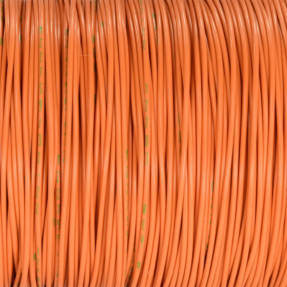 Orange Wire Tefzel 22 AWG - M22759/32-22-3