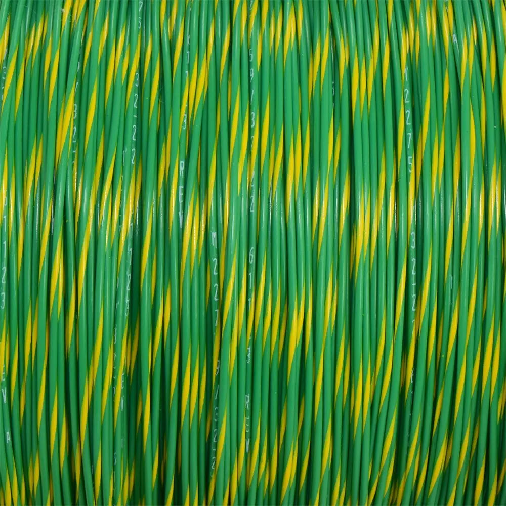 Green/ Yellow Wire Tefzel 22 AWG - M22759/32-22-54