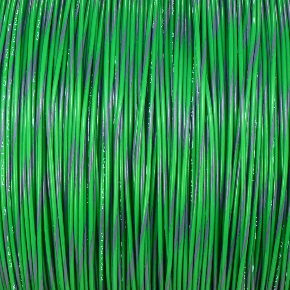 Green/ Gray Wire Tefzel 22 AWG - M22759/32-22-58
