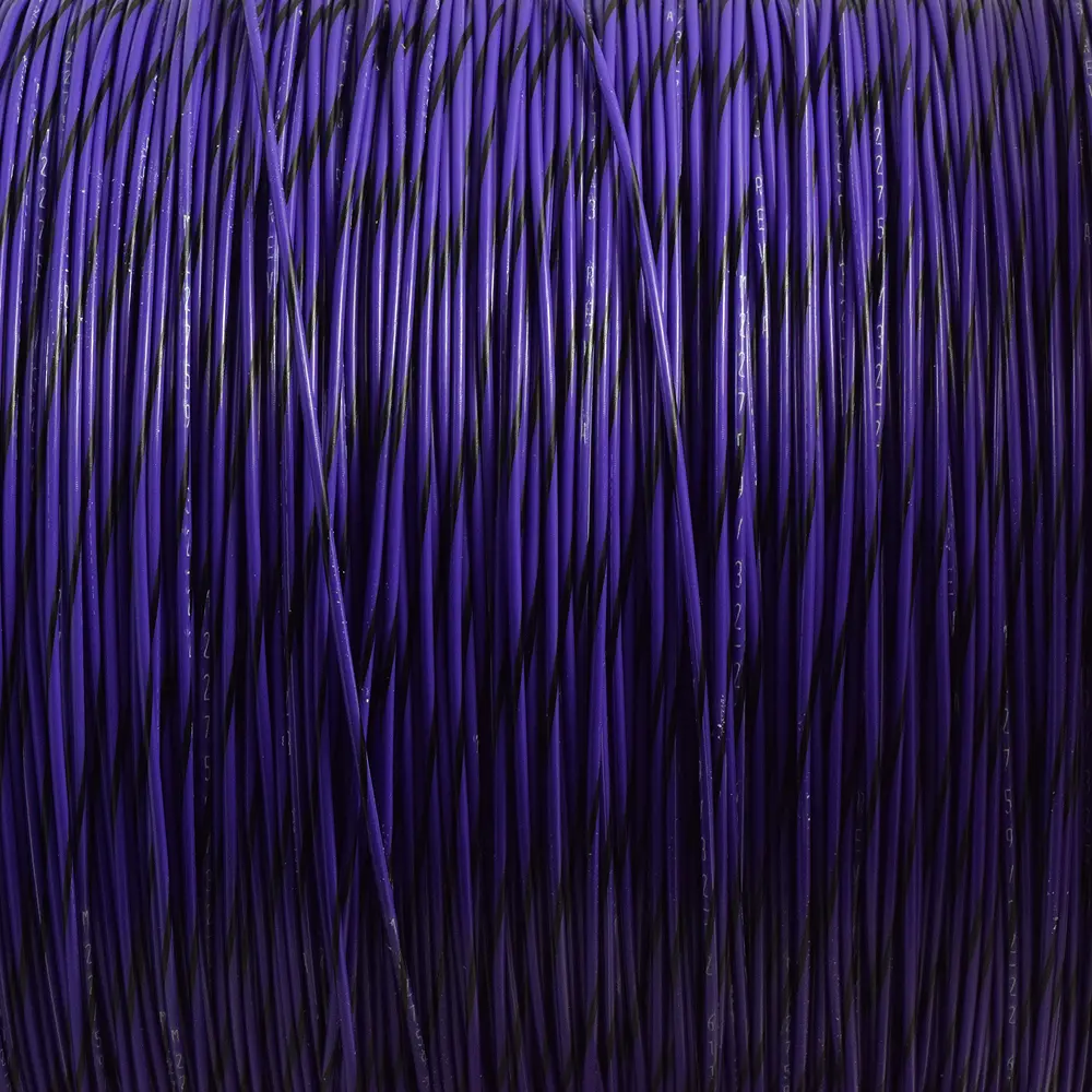 Violet/Black Wire Tefzel 22 AWG - M22759/32-22-70