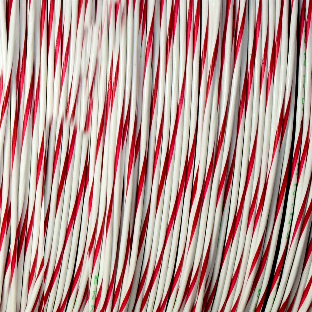 White/Red Black Wire Tefzel 24 AWG - M22759/32-24-92