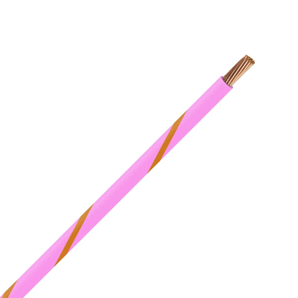 TXL 14 Pink/Orange Striped Wire - TXL-14-P3